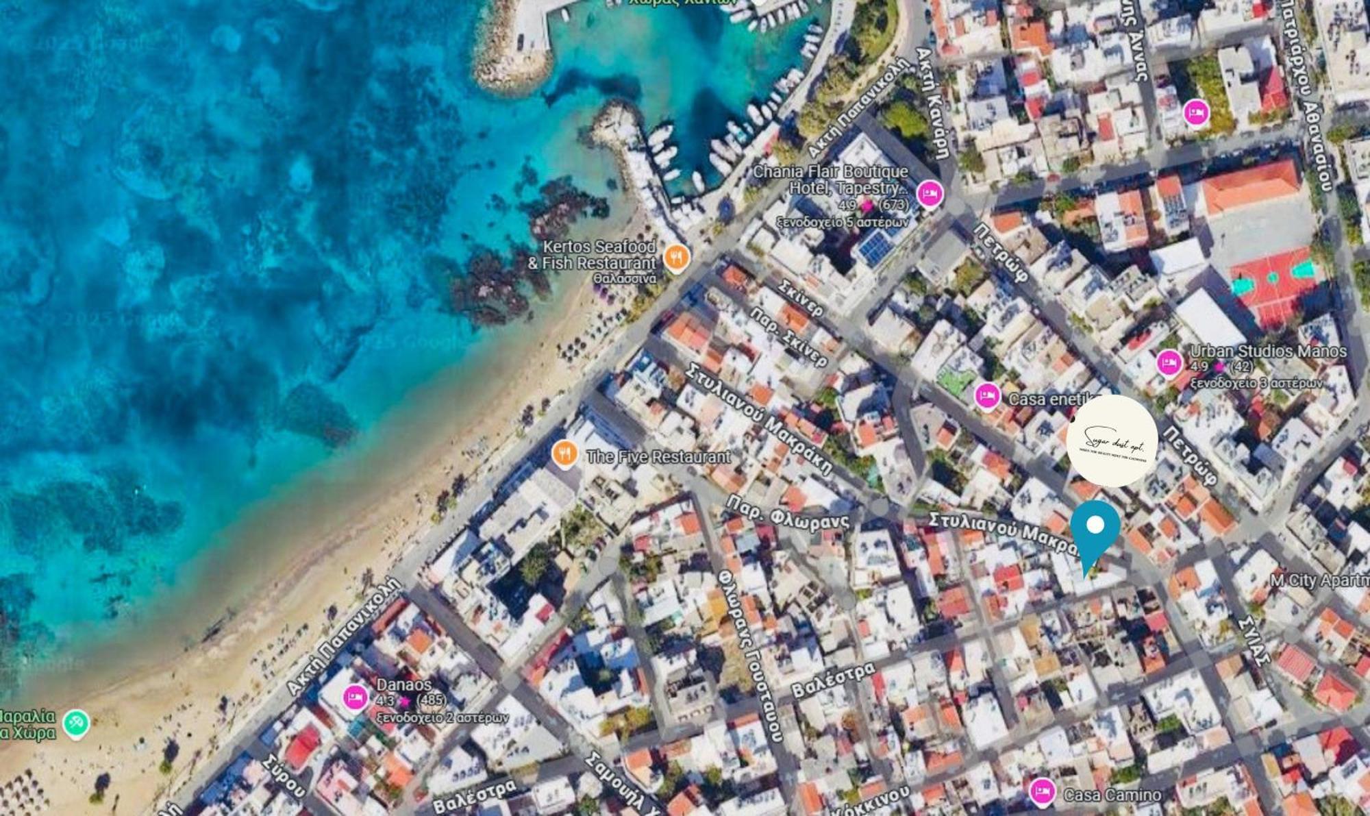 Sugardustapt Luxury Stay 150M From The Cretansea Chania  Zewnętrze zdjęcie